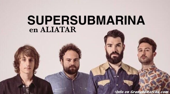 Concierto SuperSubmarina en Aliatar
