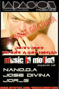 Music in Motion en sala la pasión granada