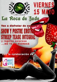 Show y postre erótico en La Roca de Jade