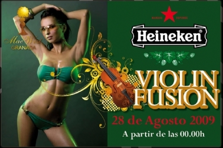 Heineken Violin Fusion en Mae West