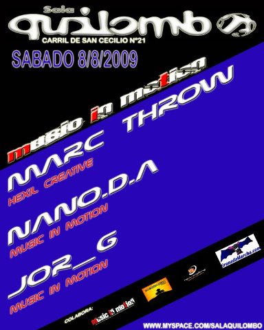 Music in Motion en Sala Quilombo