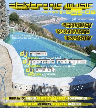 Electronic Music, Fiesta Privada en Costa Aguilera Salobreña