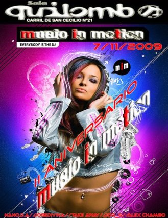2º Aniversario Music in Motion en Quilombo