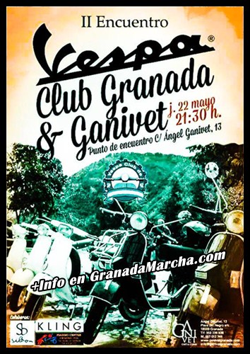 2º encuentro Vespa Club Granada en Ganivet 