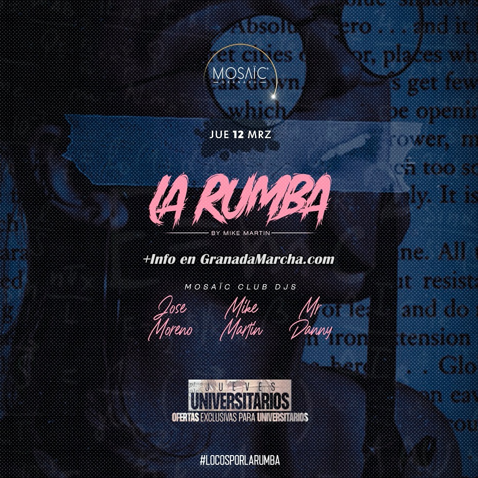 La Rumba, jueves universitarios en Mosaïc Granada