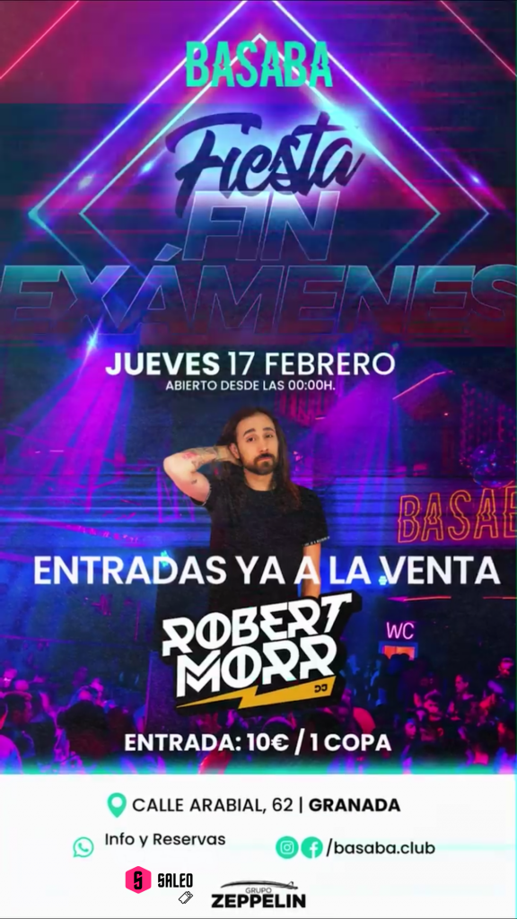 Fiesta Fin de Exámenes con Robert Morr en Basaba - Febrero 2022