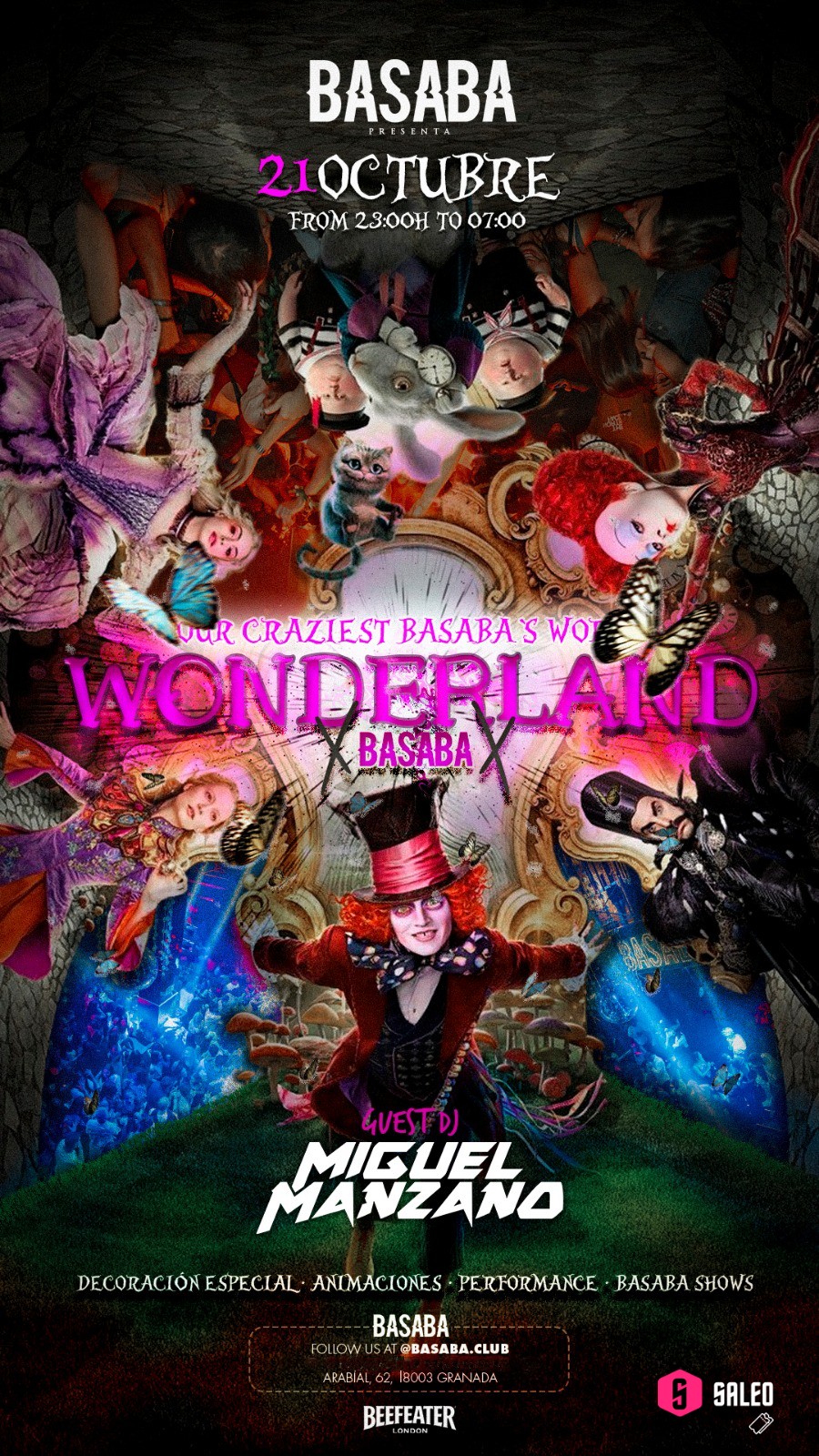 Wonderland en Basaba con Miguel Manzano
