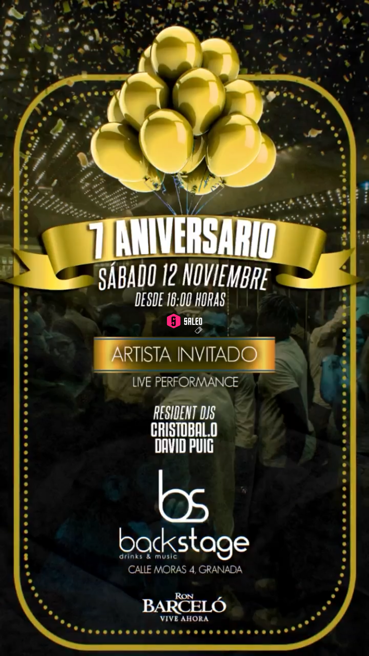 7º Aniversario de Discoteca Backstage