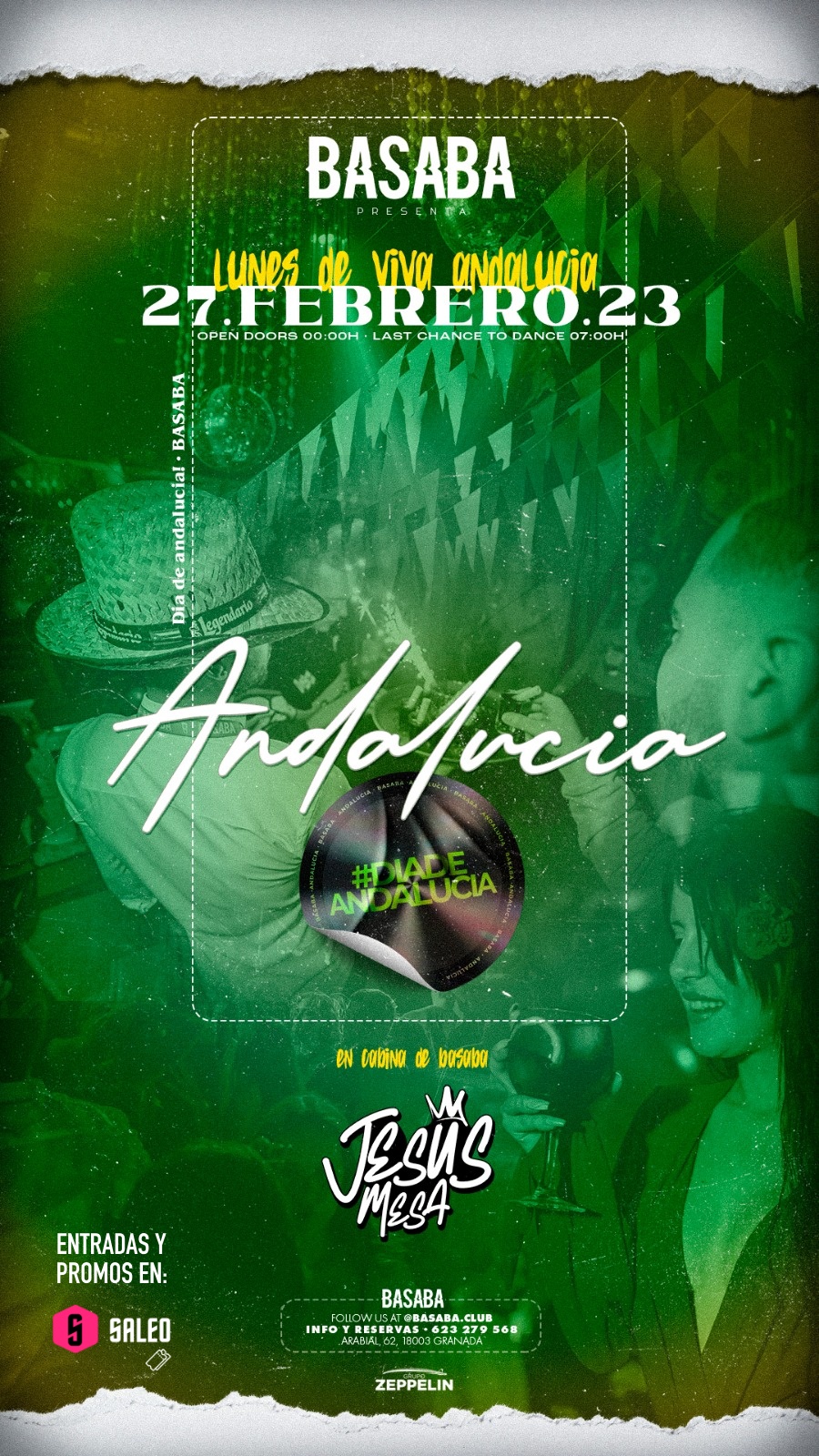 Día de Andalucía en Discoteca Basaba