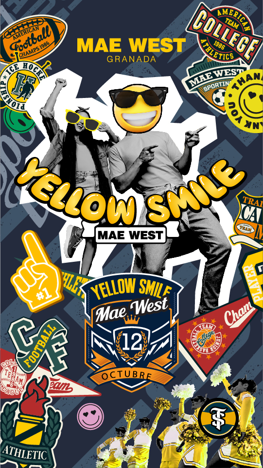Jueves 12 Octubre 2023 - Yellow Smile en Mae West Granada