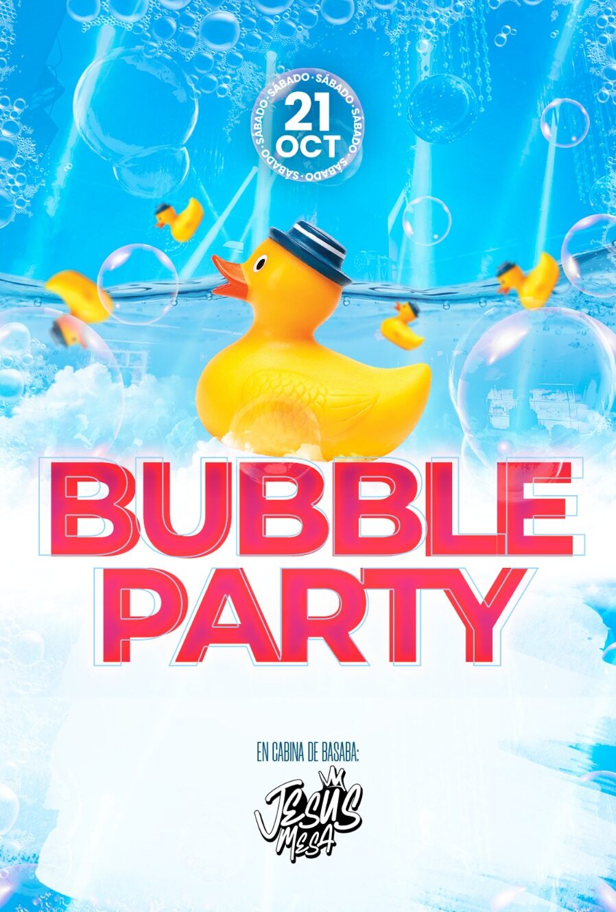 Bubble Party en Discoteca Basaba Granada