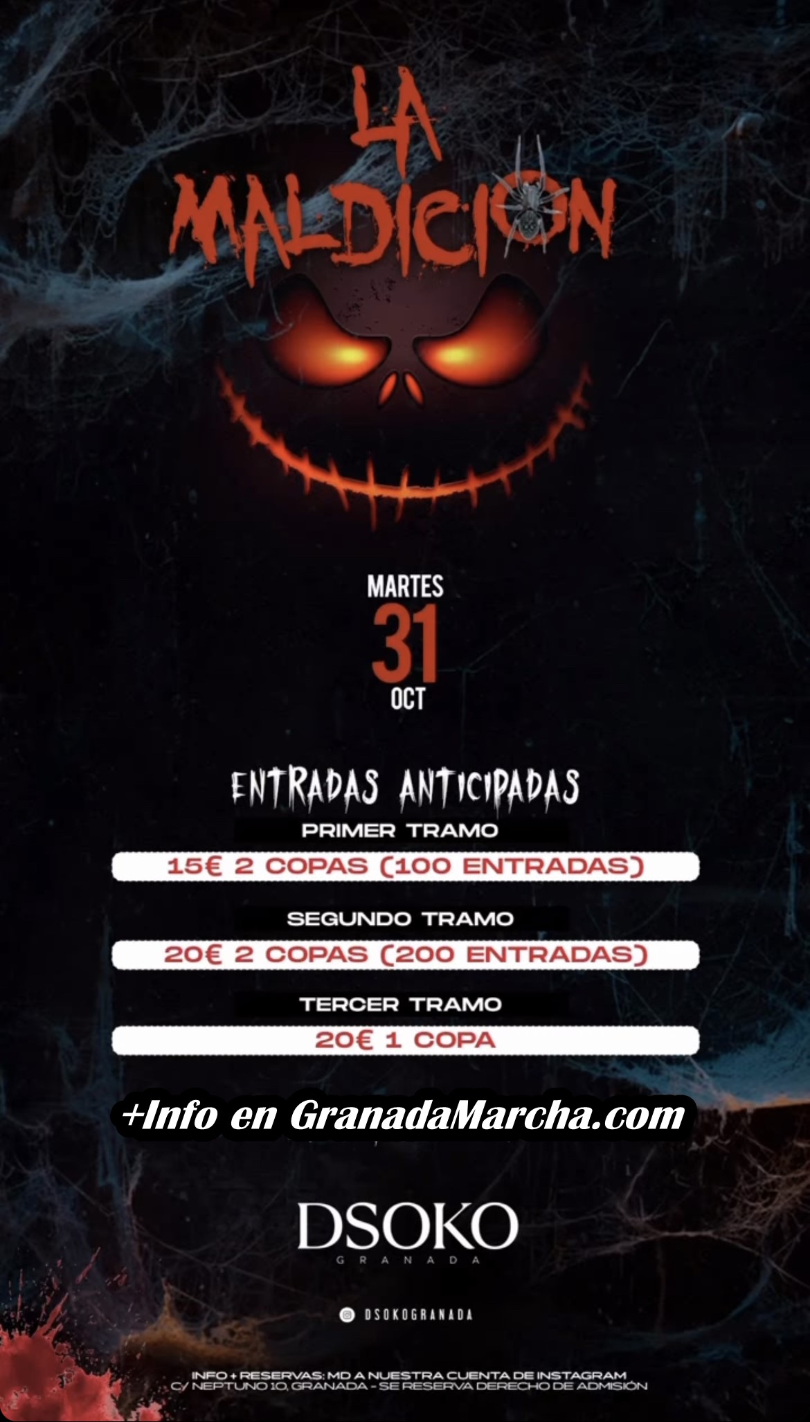 Fiesta de Halloween 2023 en Dsoko Granada